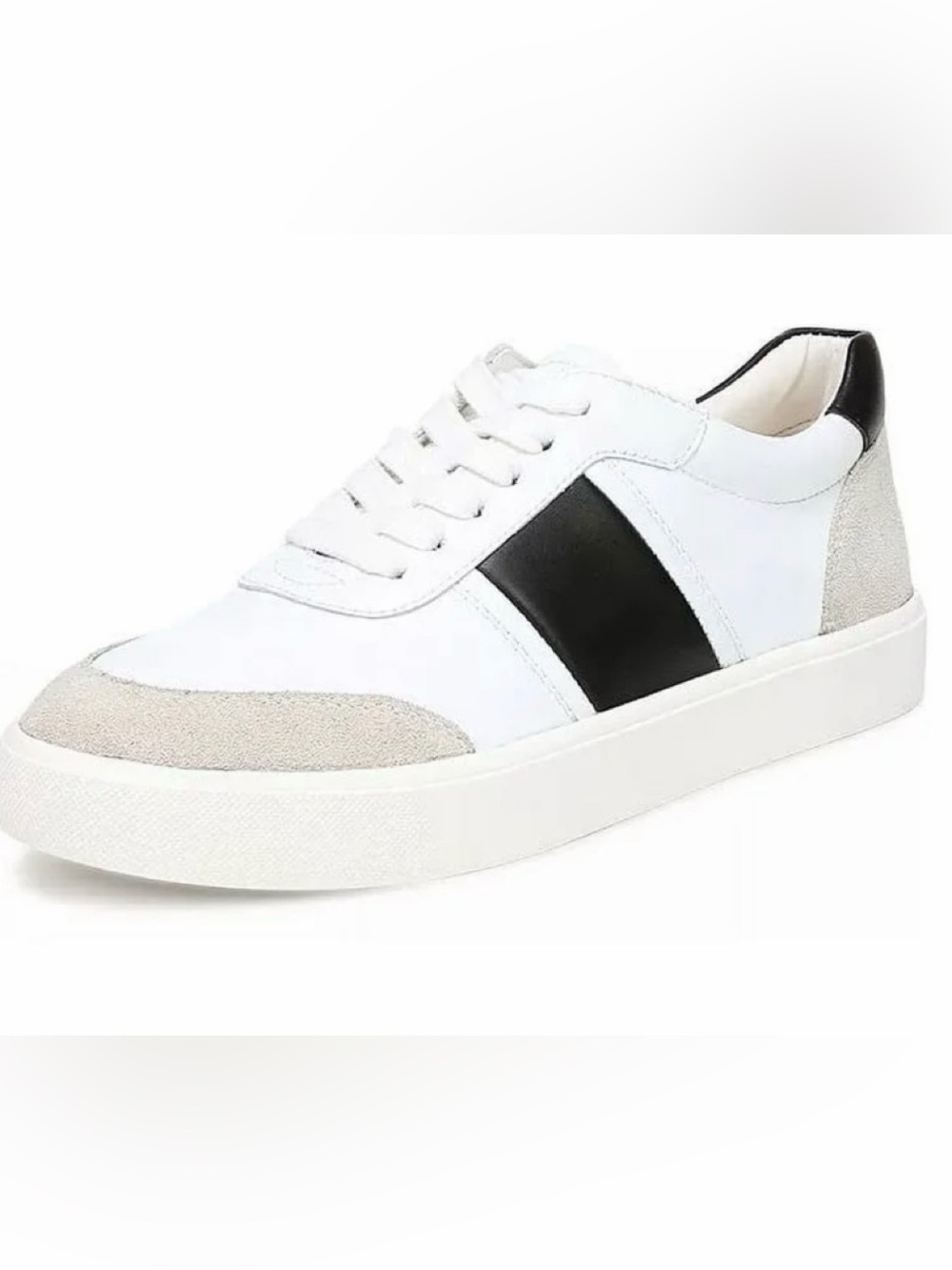 Sam Edelman Enna Sneaker Women's stylish leather white tennis shoes Sz 9 EUC